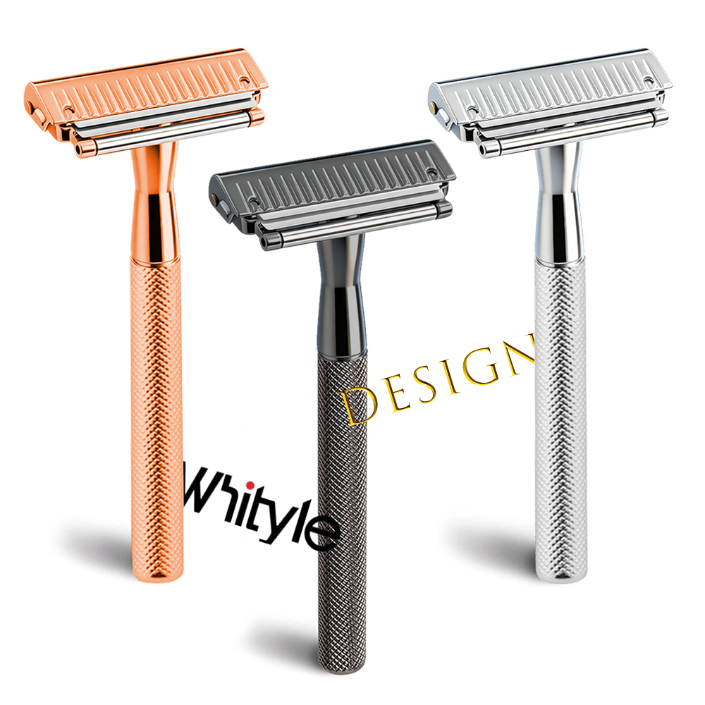 Safety Razor Handle - มีดโกนหนวด Whityle 22T รุ่นที่สอง ระบบโกนสองชั้นขั้นสูง สำหรับผู้ชาย