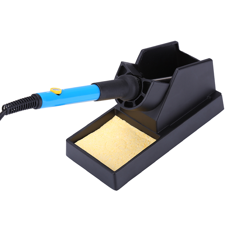 Eco Sponge - อลูมิเนียมอัลลอยด์ไฟฟ้าSoldering Iron Stand Holderพร้อมฟองน้ําทําความสะอาดสําหรับ 936 สถานีบัดกรีเครื่องมือเชื่อมอุปกรณ์เสริม