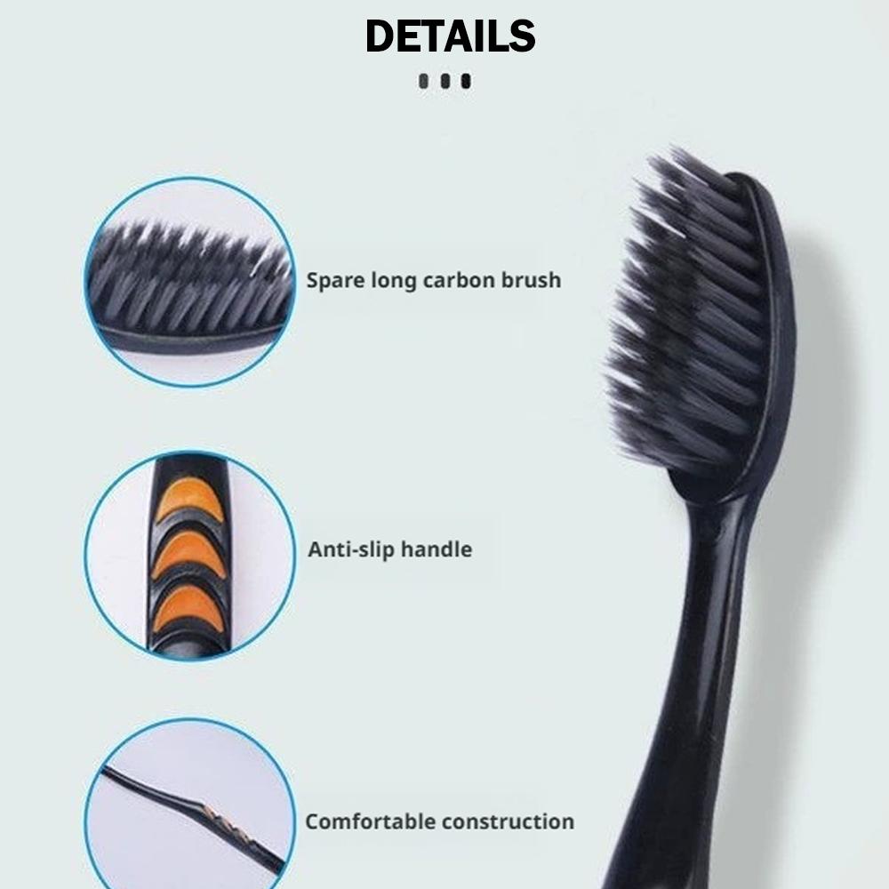 แปรงสีฟันถ่านไม้ไผ่ ขนแปรงนุ่ม - Bamboo Toothbrush บทวิจารณ์และราคา