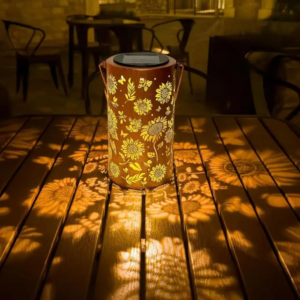 ไฟดอกทานตะวัน แสงเงา ไฟกันน้ำก - Solar Garden Light บทวิจารณ์และราคา