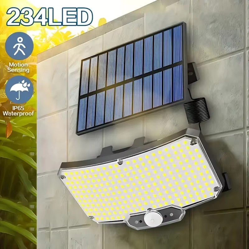 234LED ไฟพลังงานแสงอาทิตย์กลาง - Solar Garden Light บทวิจารณ์และราคา