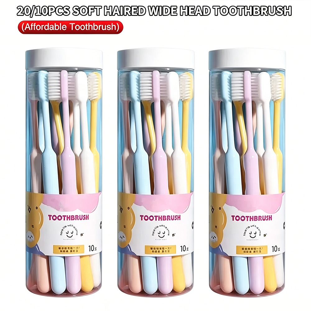 แปรงสีฟันแบบถังขนาดใหญ่ 10/20  - Bamboo Toothbrush บทวิจารณ์และราคา
