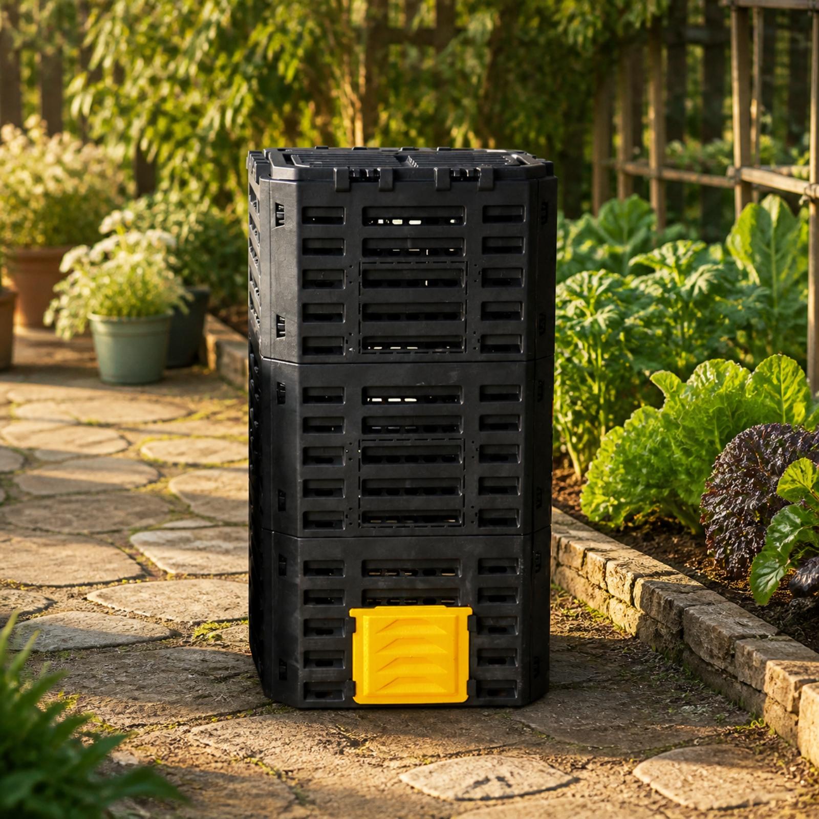 ถังหมักปุ๋ยสำหรับใช้ภายนอกอาคา - Compost Bin บทวิจารณ์และราคา