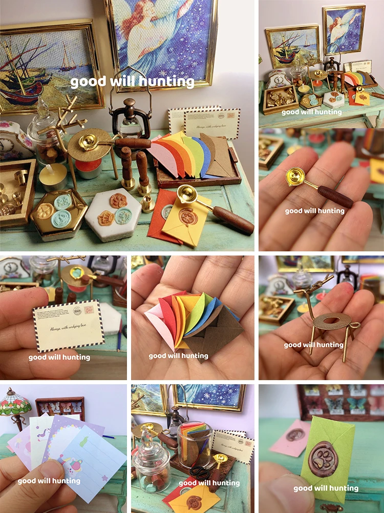 Dollhouse Miniature ซองจดหมาย  - Beeswax Wrap บทวิจารณ์และราคา