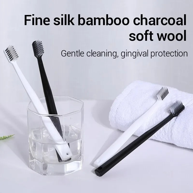 2-10PC แปรงสีฟันถ่านไม้ไผ่เป็น - Bamboo Toothbrush บทวิจารณ์และราคา