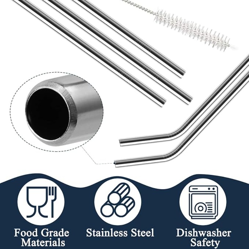 หลอดโลหะสแตนเลสแบบใช้ซ้ำได้ 3  - Reusable Straw บทวิจารณ์และราคา