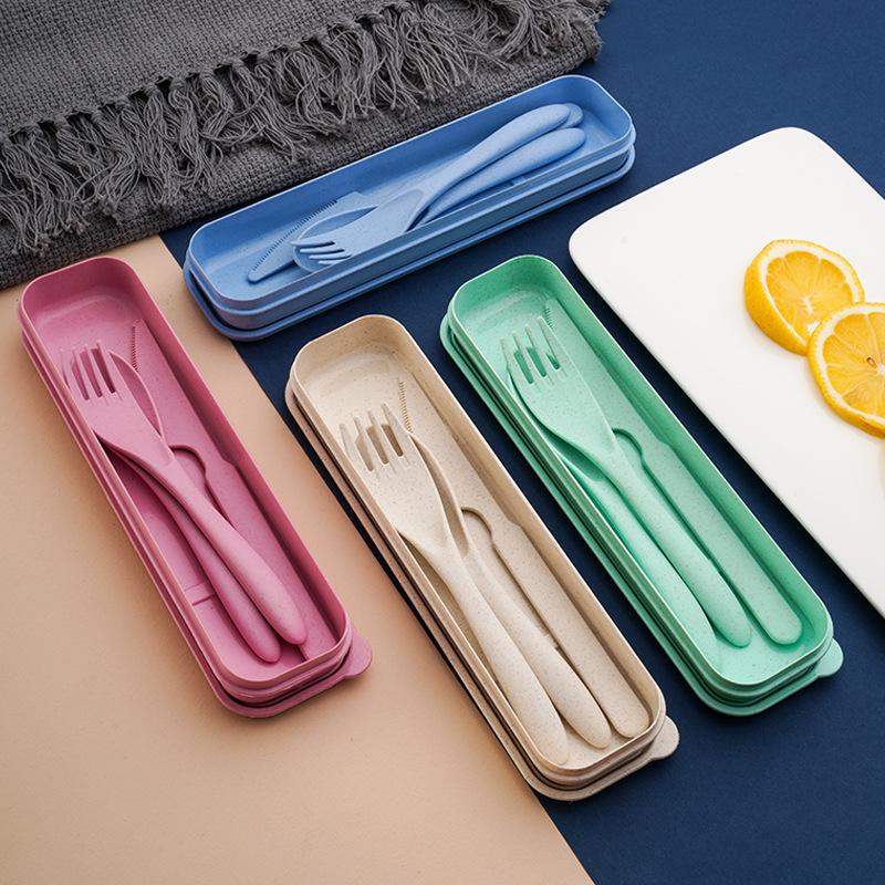 ชุดช้อนส้อมทำจากฟางข้าวสาลีแบบ - Reusable Straw บทวิจารณ์และราคา